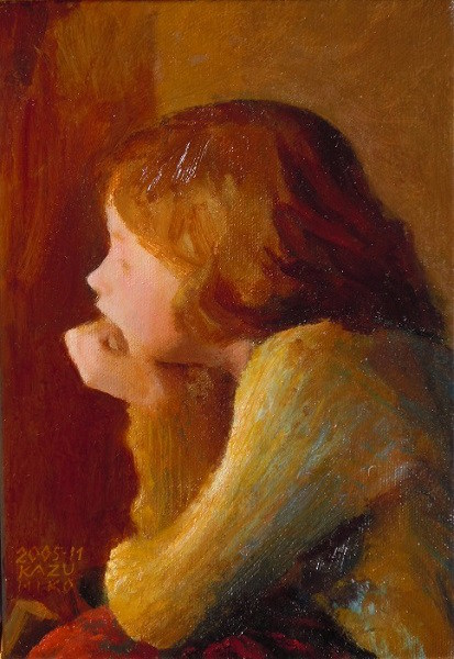 2011年制作/SM/油彩/来るかしら/作:掛川和彦