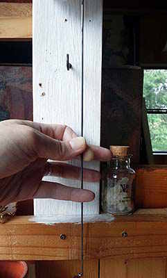 測り棒持ち方／タテ