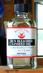 リンシードオイル、サンブリーチ