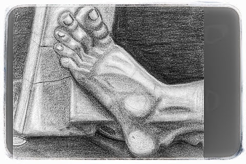 nakamura 木炭デッサン作品